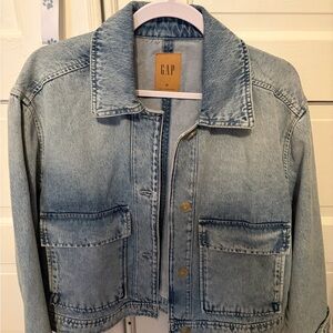 GAP Faded Blue Denim Jacket